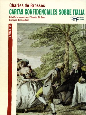 cover image of Cartas confidenciales sobre Italia
